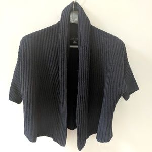Banana Republic Navy Open Knit Cardigan/Shrug, XS